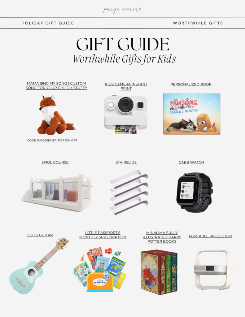 Worthwhile Gift Ideas for Kids