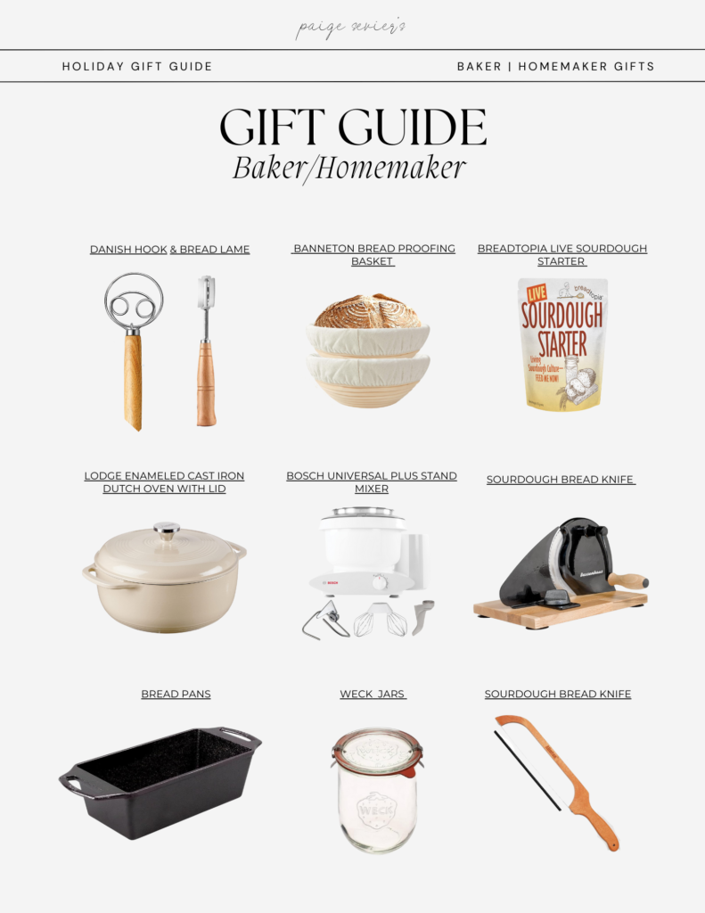 Gift Ideas for the Baker/Homemaker