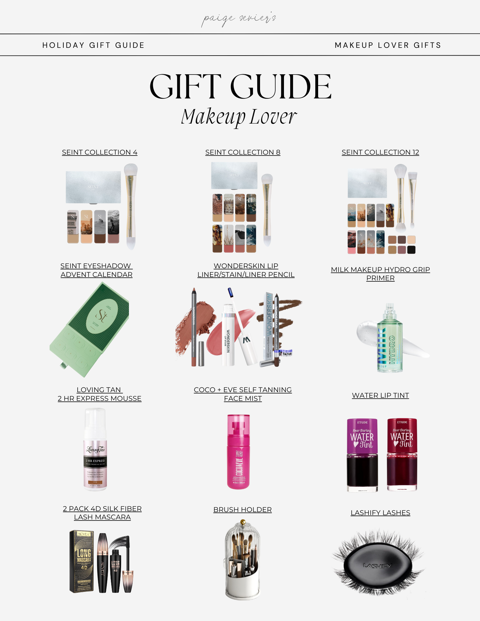 Gift Ideas for the Makeup Lover