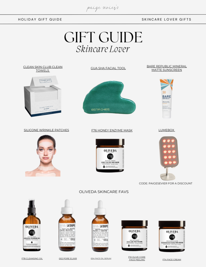 Gift Ideas for the Skincare Lover