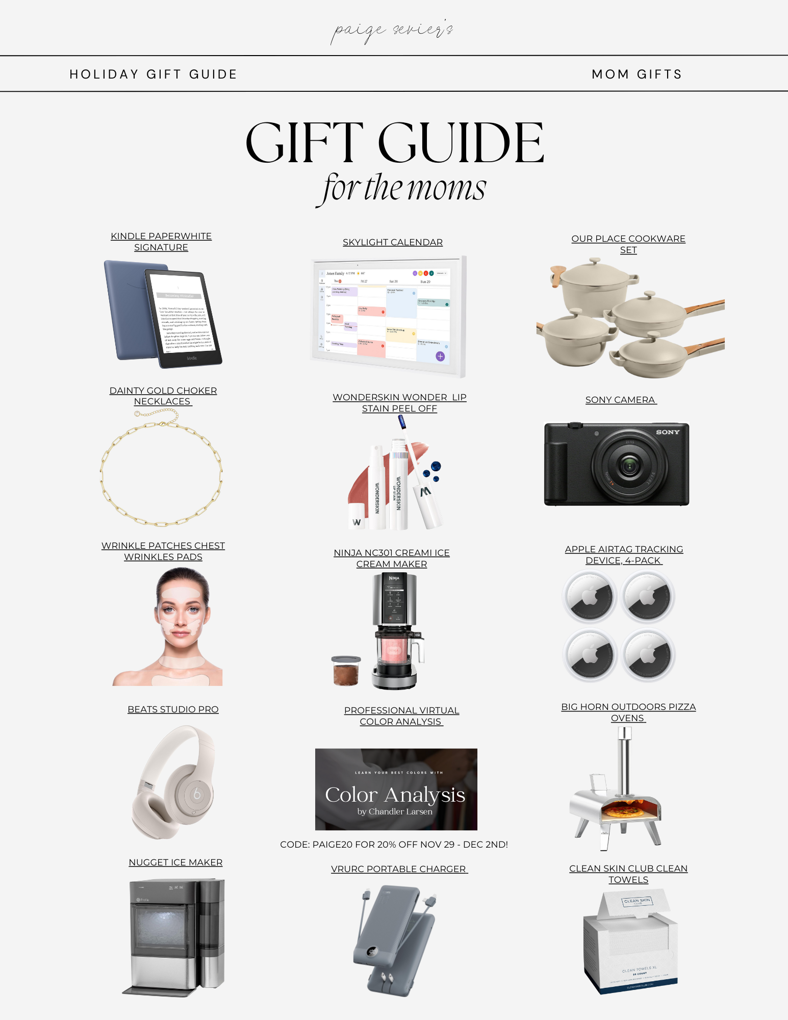 Gift Ideas for Moms