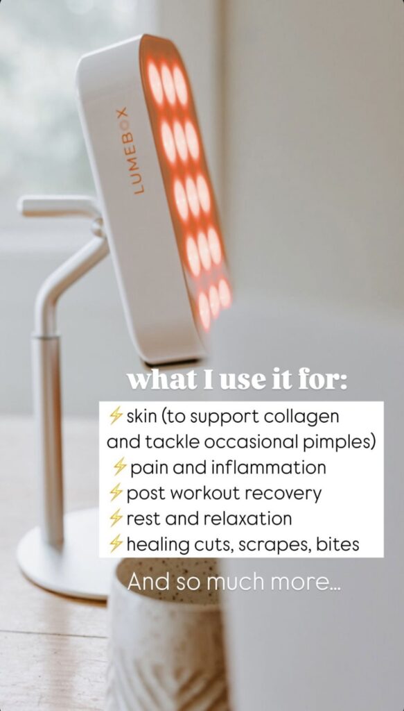 RED LIGHT THERAPY DEVICE I USE DAILY IN MY HOME